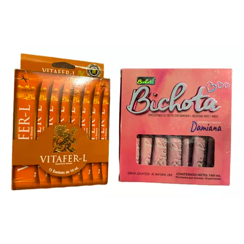 Vitafer-l Caja 15 Sachet + Bichota Caja 15 Sachets + Regalos 1