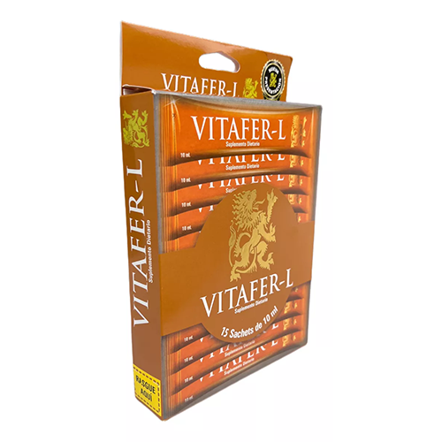Vitafer-l Original Importado Caja De 15 Sobres 10 Ml
